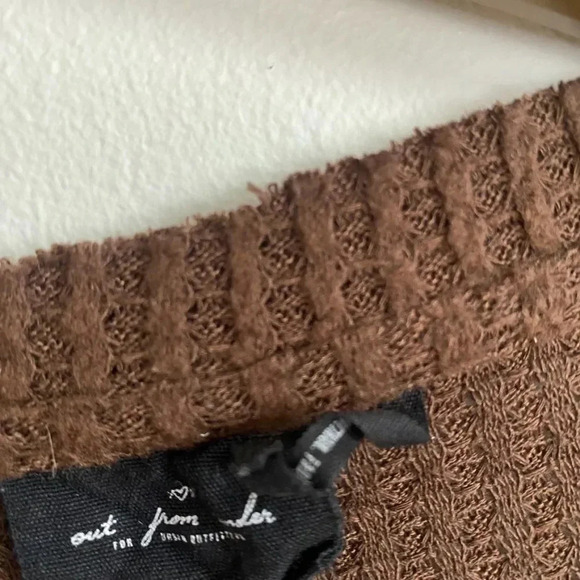 Out From Under Urban Outfitters Oversized Thermal Button Top - Picture 6 of 12